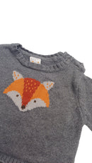 Pusblu sweater with fox 62