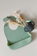 BY LILLE VILDE – SILIKONLÄTZCHEN FÜR KLEINKINDER "RAINBOW SAGE & FOREST" (2ER-SET)