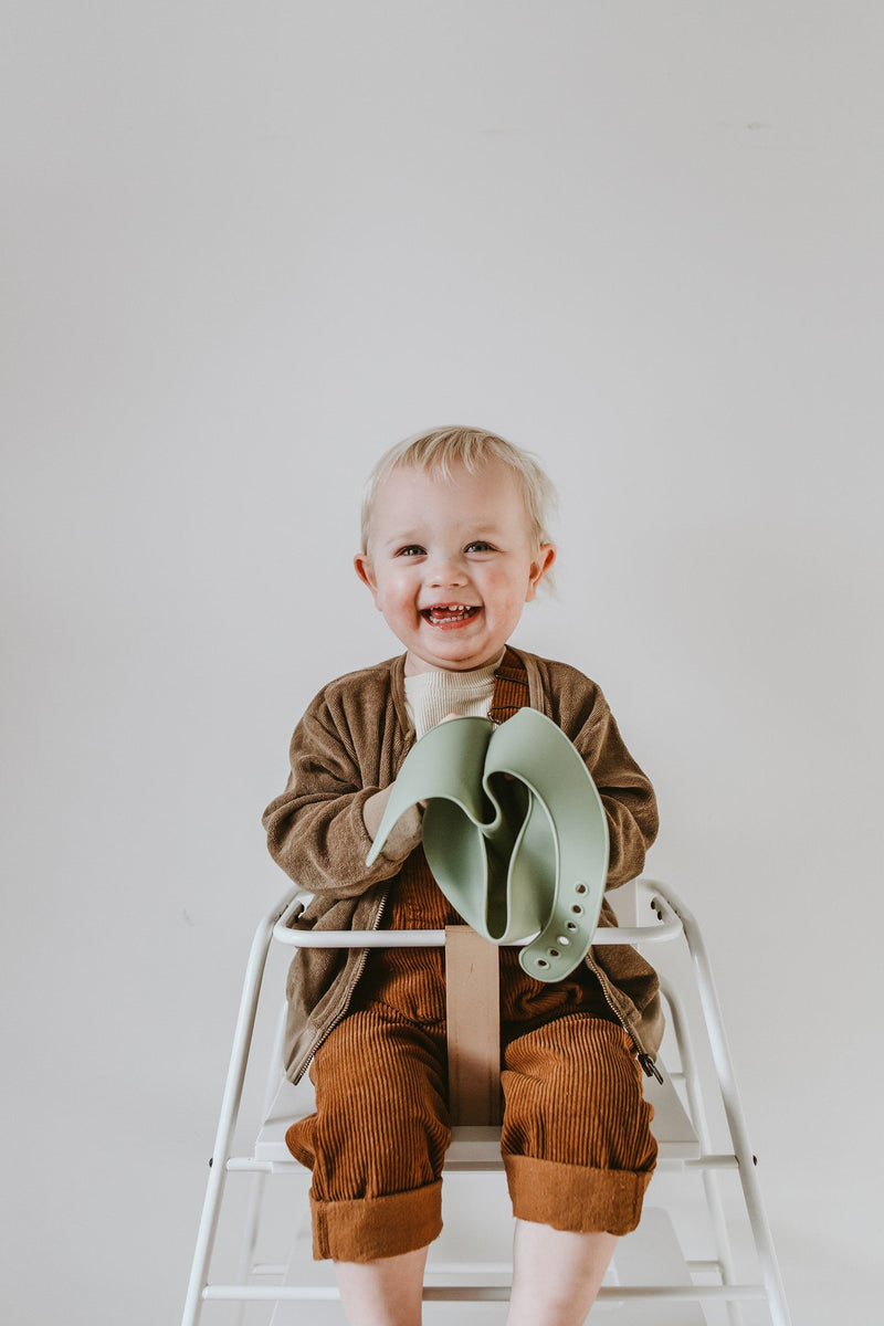 BY LILLE VILDE – SILIKONLÄTZCHEN FÜR KLEINKINDER "RAINBOW SAGE & FOREST" (2ER-SET)