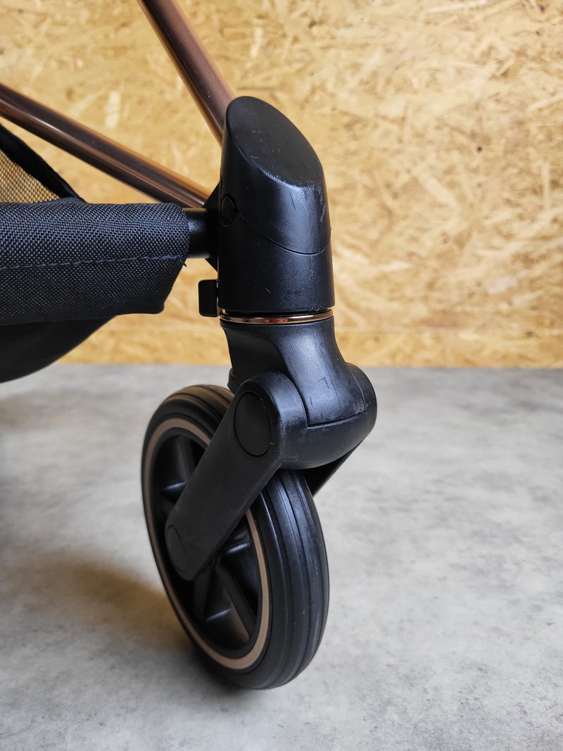 Cybex - Mios Kinderwagen (Sportsitz und Aufsatz Rosegold) - Schwarz in sehr gutem Zustand