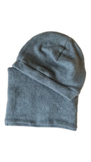 (Kopie) Set Loop & Mütze für Kleinkinder KU 46-48 aus Upcycling Kaschmir in Petrol