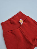 Mitwachs-Hose für Babys 50/56 aus Upcycling Merinowolle in Melonenrosa - Jawoll Baby