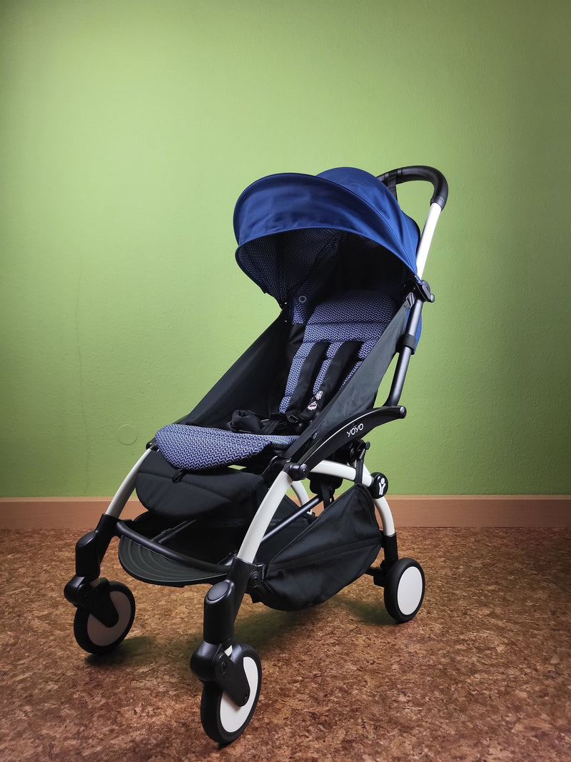 Babyzen Yoyo2 0 + 6 + Black Mit Textilset Air France Blue - Sportsitz Und Neugeborenenaufsatz Kinderwagen 4