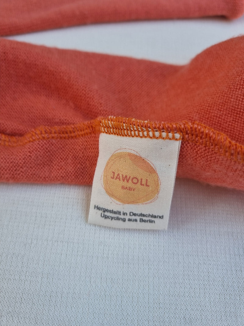 Tragestulpen Beinstulpen für Babys 6-12 M aus Upcycling aus Wolle natürlicher Sonnenschutz in Melonenrosa