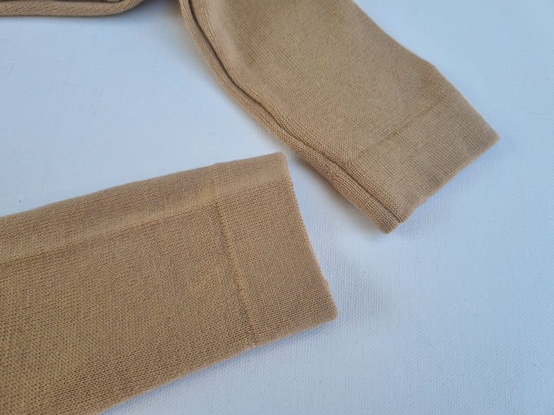 Leggings Kleinkinder 98/104 aus 100% Upcycling Wolle in Beige