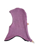 Wende-Schlupfmütze für Babys KU 43 - 48 aus Upcycling Seide & Kaschmir Rosa und Dunkelblau