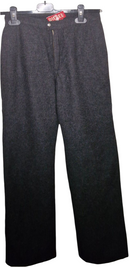 Hose Diesel dunkelgrau Flanell mit Schlag und mit Original-Etikett