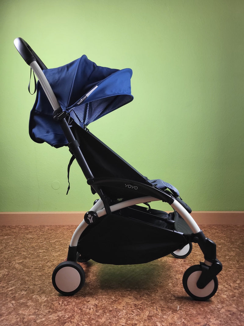 Babyzen Yoyo2 0 + 6 + Black Mit Textilset Air France Blue - Sportsitz Und Neugeborenenaufsatz Kinderwagen 2