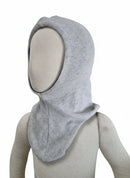 Wende-Schlupfmütze für Babys KU 43 - 48 aus Upcycling Seide & Kaschmir in Hellblau und Dunkelblau