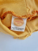 Kurze Hose Shorts für Kleinkinder 86/92 & 110/116 aus 100 % Upcycling Wolle in Pfirsichgelb