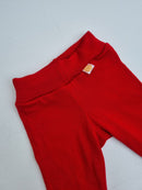 Leggings für Kleinkinder 86/92 aus Upcycling Merinowolle in Rot