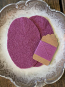 Knieflicken Wollwalk oval mit Merinogarn