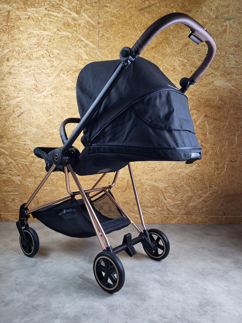 Cybex - Mios Kinderwagen (Sportsitz und Aufsatz Rosegold) - Schwarz in sehr gutem Zustand