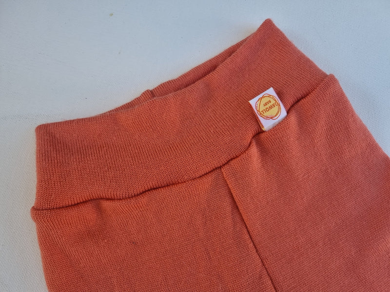 Leggings Kleinkinder 98/104 aus 100% Upcycling Wolle in Melonenrosa