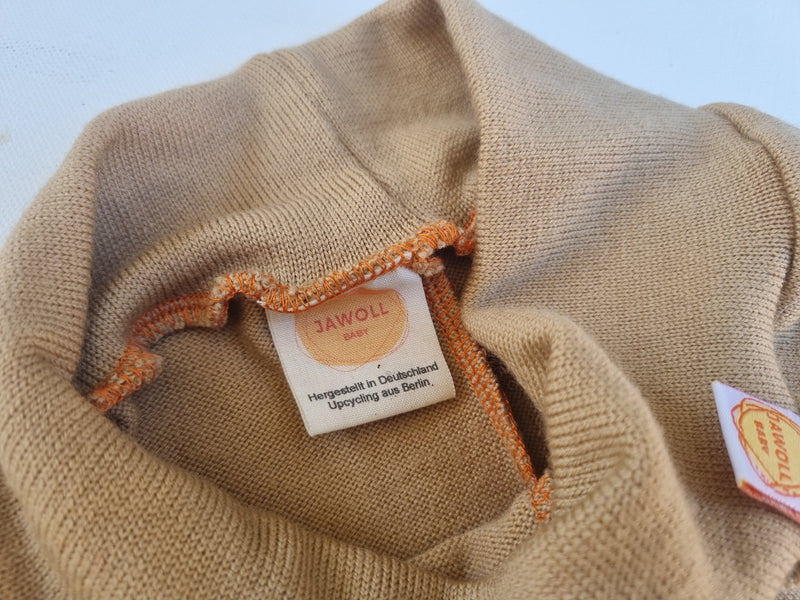 Leggings Kleinkinder 98/104 aus 100% Upcycling Wolle in Beige