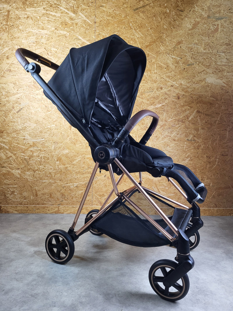 Cybex - Mios Kinderwagen (Sportsitz und Aufsatz Rosegold) - Schwarz in sehr gutem Zustand