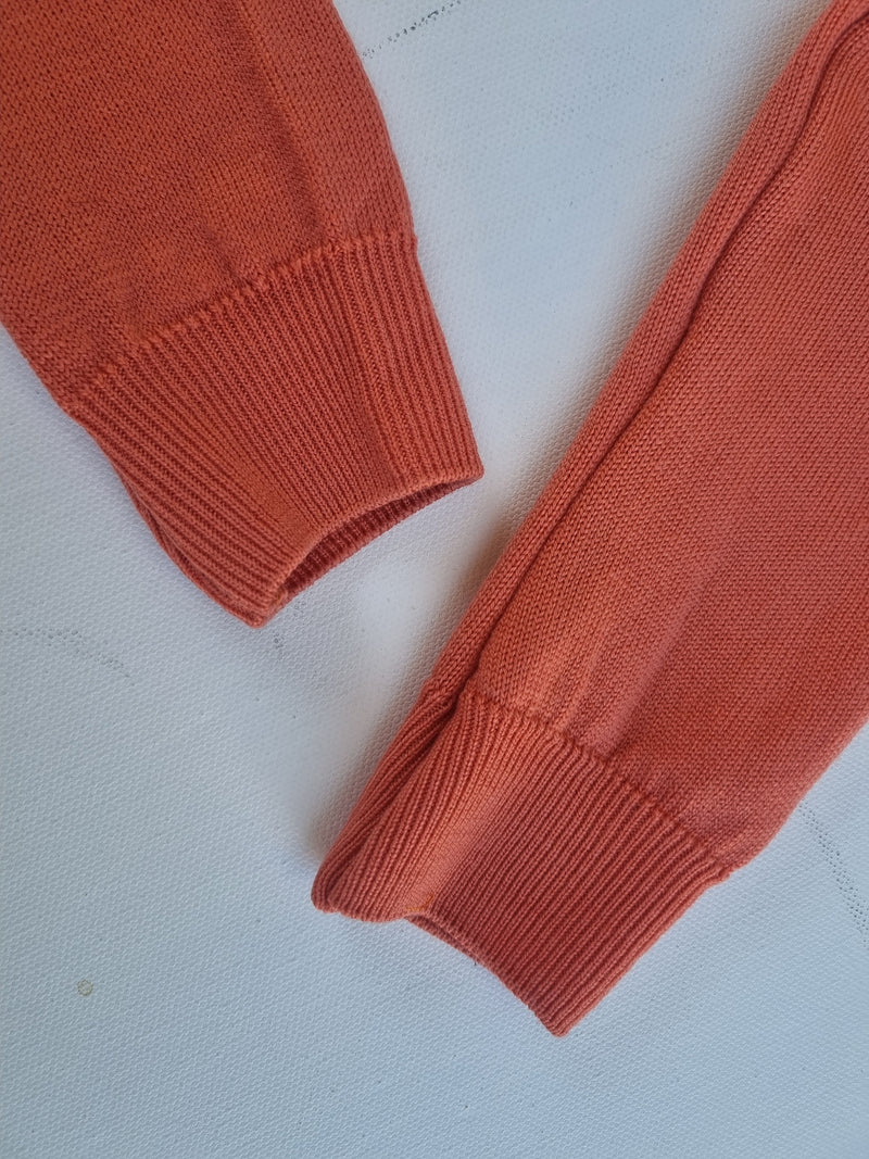 Leggings Kleinkinder 98/104 aus 100% Upcycling Wolle in Melonenrosa