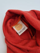 Mitwachs-Hose für Babys 50/56 aus Upcycling Merinowolle in Melonenrosa - Jawoll Baby