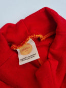 Leggings für Kleinkinder 86/92 aus Upcycling Merinowolle in Rot