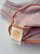 Oberteil Tanktop Pullunder Unterhemd 74/80 aus 100% Upcycling-Wolle in Zartrosa