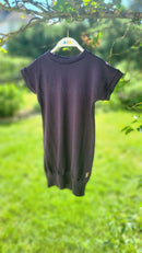 Unisex-Kleid Longshirt 98/104 aus Upcycling Merinowolle in Lila