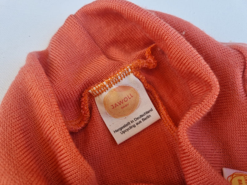 Leggings Kleinkinder 98/104 aus 100% Upcycling Wolle in Melonenrosa