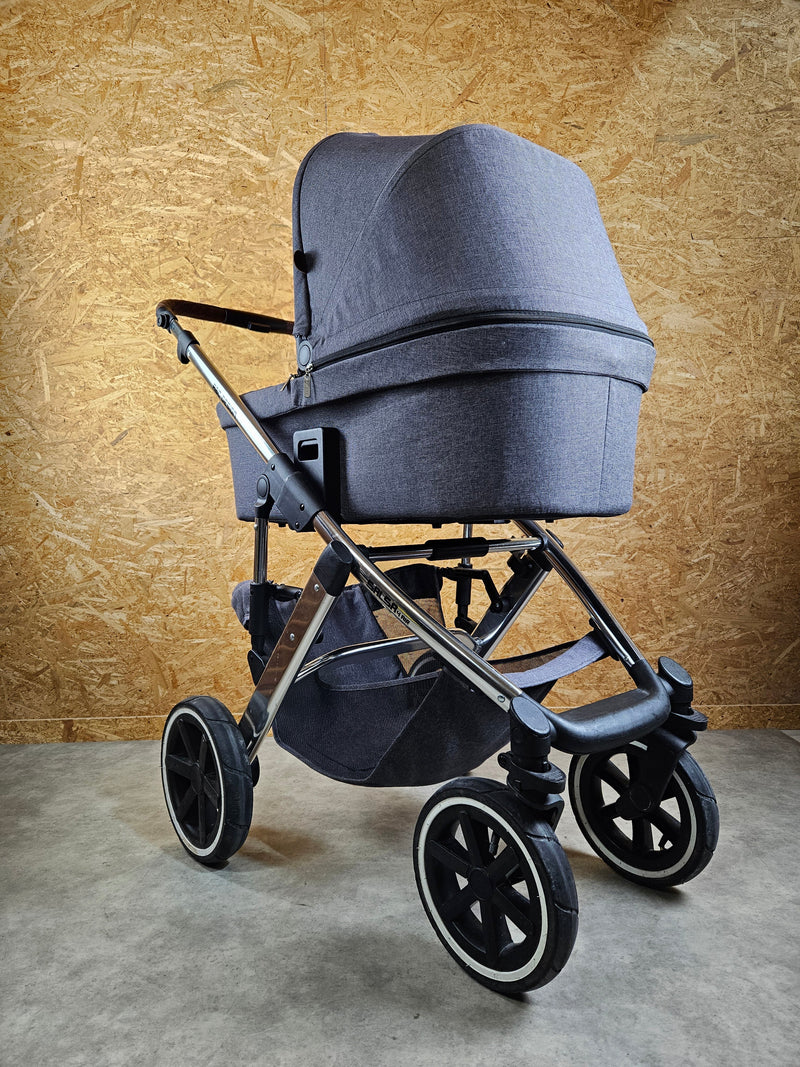 ABC Design - Salsa 4 Air Kinderwagen (Gestell und Babywanne) Grau in gutem Zustand