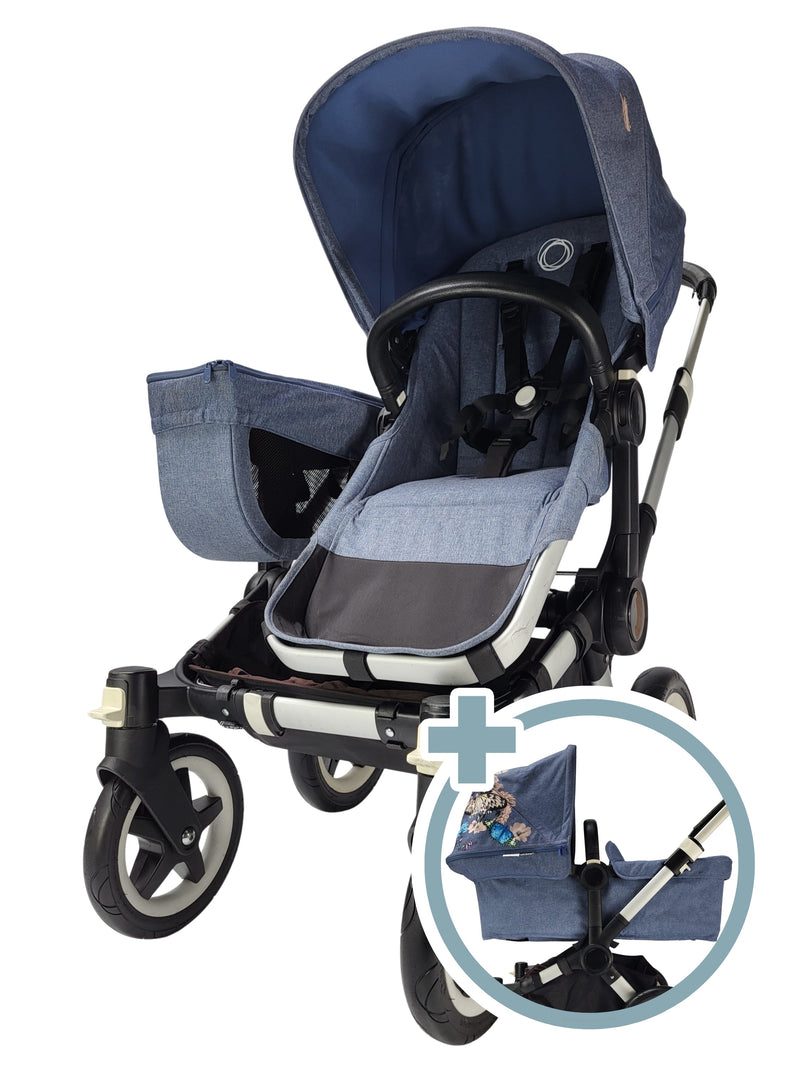 bugaboo donkey 2 blue melange Bugaboo