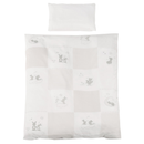 Roba Komplettbettset Babybett Set Fox & Bunny Weiß 70x140cm Bettwäsche Matratze B-Ware