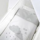 B-Ware Roba Komplettwiege Dream Big Krippe Babybett Gitterbett Kinderbett Bett