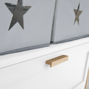 B-Ware Roba Wickelkommode Wickeltisch Berlin Kommode Weiß Bambus Wickelaufsatz229