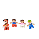 LEGO Bundle Duplo Set von 9 Figuren Kinder & Mäuse