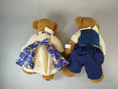  Vintage Teddybär Paar