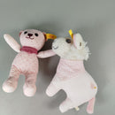 Steiff Plüschtiere Set von 2 - Bär & Lamm, 15 cm, wie neu