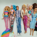 Mattel Bundle Barbie Set von 12 Puppen mit Zubehör