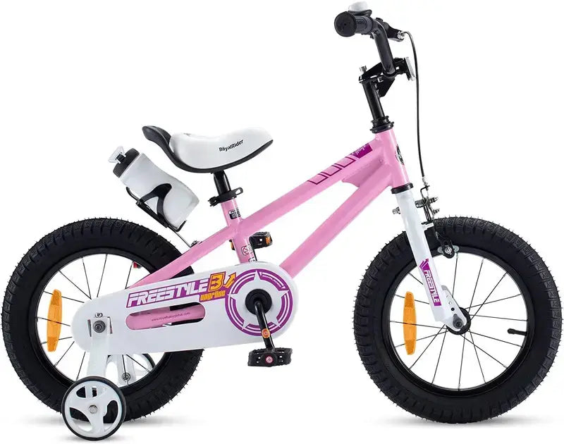 B-Ware Royal Baby Freestyle Kinderfahrrad Jungen Mädchen Rosa 14 Zoll Siehe Text/Foto