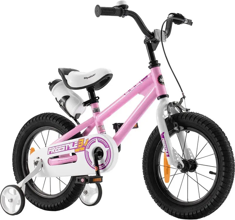 B-Ware Royal Baby Freestyle Kinderfahrrad Jungen Mädchen Rosa 14 Zoll Siehe Text/Foto