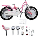 B-Ware Royal Baby Little Swan Kinderfahrrad Mädchen Fahrrad Stützräder 18 Zoll Rosa