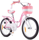 B-Ware Royal Baby Little Swan Kinderfahrrad Mädchen Fahrrad Stützräder 18 Zoll Rosa