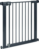 Safety 1st Easy Close Metal Gate, Stair Safety Gate Without Drilling, 73–80 cm (Expandable up to 108 cm), Easy-to-Close Safety Gate, Opens with 1 Hand, No Drilling, Double Lock, Dark Grey