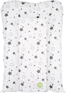 Babycalin Wickelunterlage, Flocke, 50 x 70 cm, Grau mit Sternen