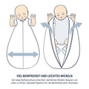 Julius Zöllner Baby Ganzjahresschlafsack aus Jersey Baumwolle, Standard 100 by Oeko-Tex, Made in Germany, Gr. 98, Smart Friends