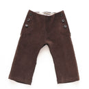 kronjuwel braune Cordhose im Matrosenstil Gr 80/86 Upcycling