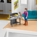 B-Ware Schleich Pferdeanhänger Set Pferdetransporter Wohnmobil Koppel Zubehör Spielzeug