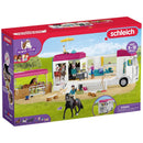 B-Ware Schleich Pferdeanhänger Set Pferdetransporter Wohnmobil Koppel Zubehör Spielzeug