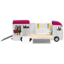 B-Ware Schleich Pferdeanhänger Set Pferdetransporter Wohnmobil Koppel Zubehör Spielzeug