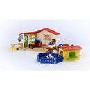 B-Ware Schleich Tierhotel Spielhaus Tierunterkunft Tiere Zubehör Stall Zaun Farm World