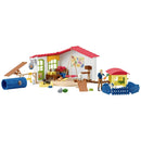 B-Ware Schleich Tierhotel Spielhaus Tierunterkunft Tiere Zubehör Stall Zaun Farm World