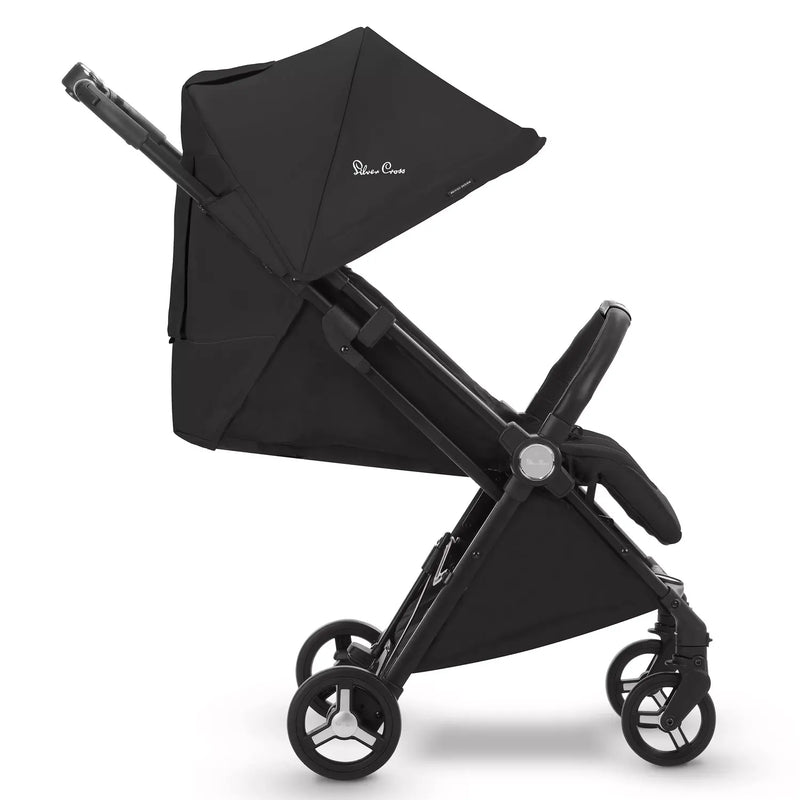 B-Ware Silver Cross Jet 5 Space Black Kinderwagen Buggy Babywagen Reisesystem
