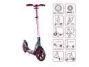 B-Ware Six Degrees Aluminium Scooter Roller Tretroller Cityroller Kickroller Klappbar